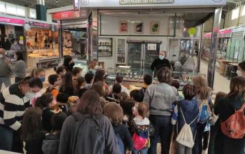 Visita escolares Mercado Ferrol