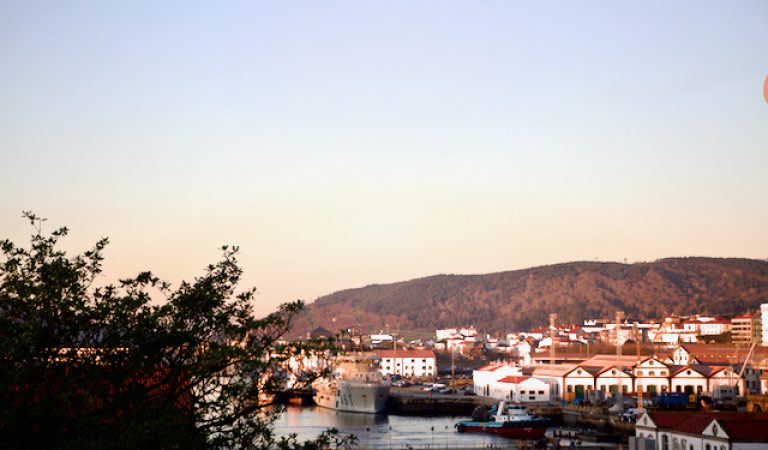 Vista de Ferrol desde Navantia