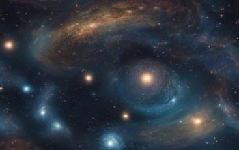 Imagen IA galaxia, espacio exterior