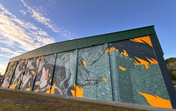 Mural de Moeche en homenaxe as Rovoltas Irmandiñas