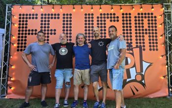 Organización del festival y concelleiro de cultura de Fene