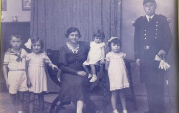 Miguel Escalona y su familia