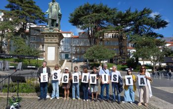 Imagen cedida por el colectivo Decolonial de Ferrol