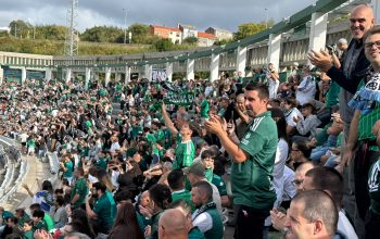 Gradas de A Malata en el Derbi Racing de Ferrol contra el Pontevedra. Foto: Ángel del Río