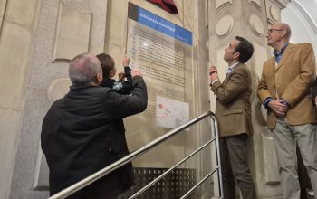 Homenaj a Carmen Porta en la biblioteea de Ferrol