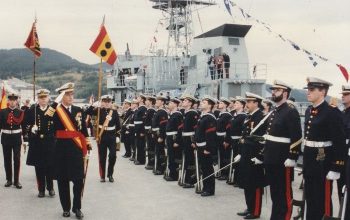 acto entrega bandera combate 1994 serviola