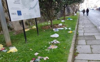 basura parque reina sofia