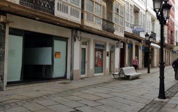 calle galiano local alquiler bajo cerrado ferrol