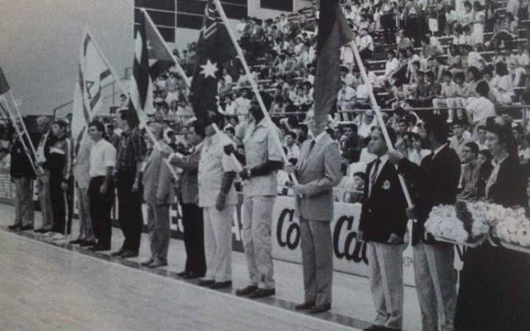 ceremonia inaugural la malata mundobasket 86