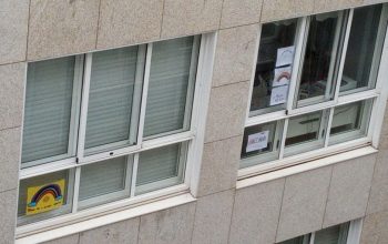 coconrvirus ventanas dibujos niños todo saldra bien