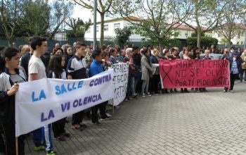 concetracion asesinato caranza pancartas