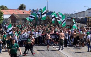corteo a a malata diablos verdes