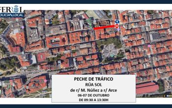 corte de tráfico