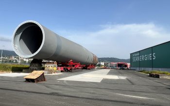 primer monopile del proyecto East Anglia Three Navantia