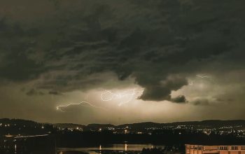 Imagen de archivo de un trueno