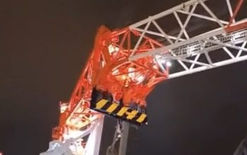 grúa de navantia caída