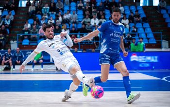 Momento del partido entre O Parrulo Ferrol y Quesos Hidalgo Manzanares