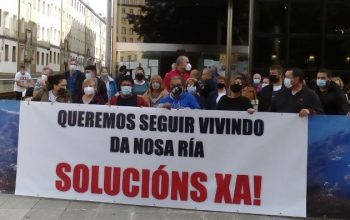 mariscadores protesta