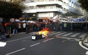 Navantia Santiago Protestas Manifestaci