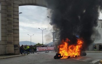 navantia protestas barricadas