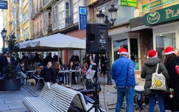navidad conciertos en la calle ferrol mola calle galiano sevilla quemar turron