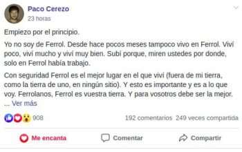paco cerezo ferrol mola viral despedida