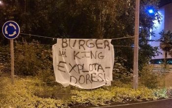 pancartas burger king