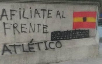pintada fascista ferrol frente atletico