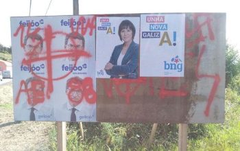 pintadas nazis valdoviño