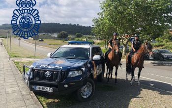 policia ferrol a caballo doniños camino santiago