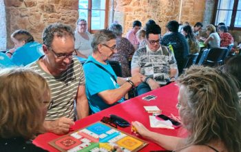 «Tempo de encontros» parchís juegos de mesa