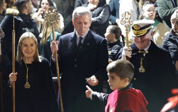 ruda en la procesión del cristo de la misericordia