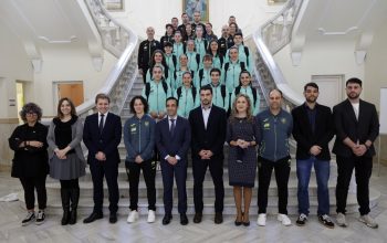 Recepción en el Concello de la Selección Sub 19 de Futbol Sala