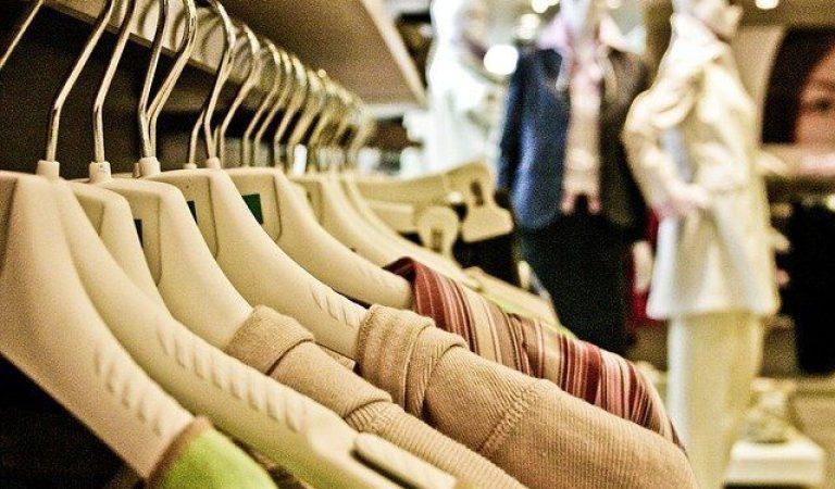 tienda, ropa, comercio