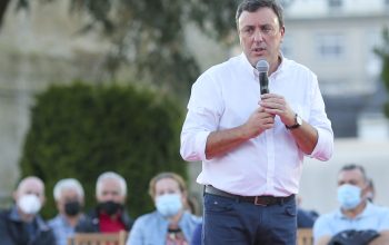 Presentación candidatura Valentín Gonzalez Fornoso, primarias PSDG-PSOE