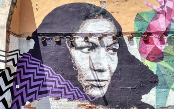 mujer migrante mural
